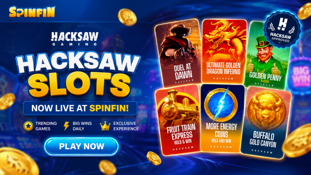 Hacksaw library at Spinfin casino